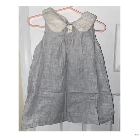 Gap baby girl fur colar dress 18-24months - Picture 2 of 10
